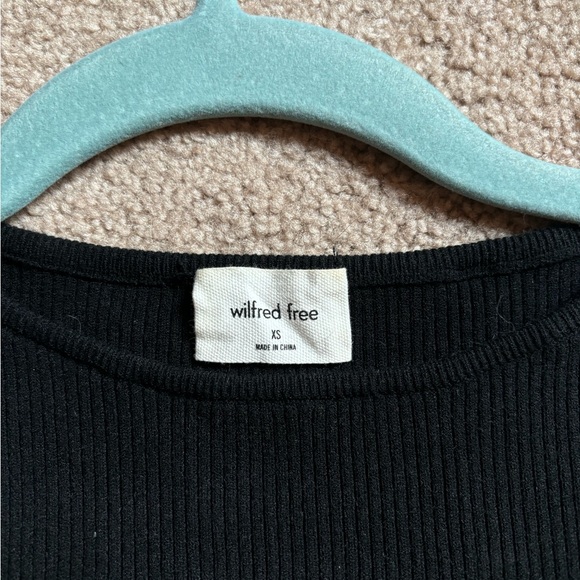 Aritzia Wilfred Cutout Knit Mini Dress - Picture 2 of 2